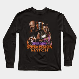 Bret Hart Vs. Stone Cold Steve Austin Submission Match Long Sleeve T-Shirt
